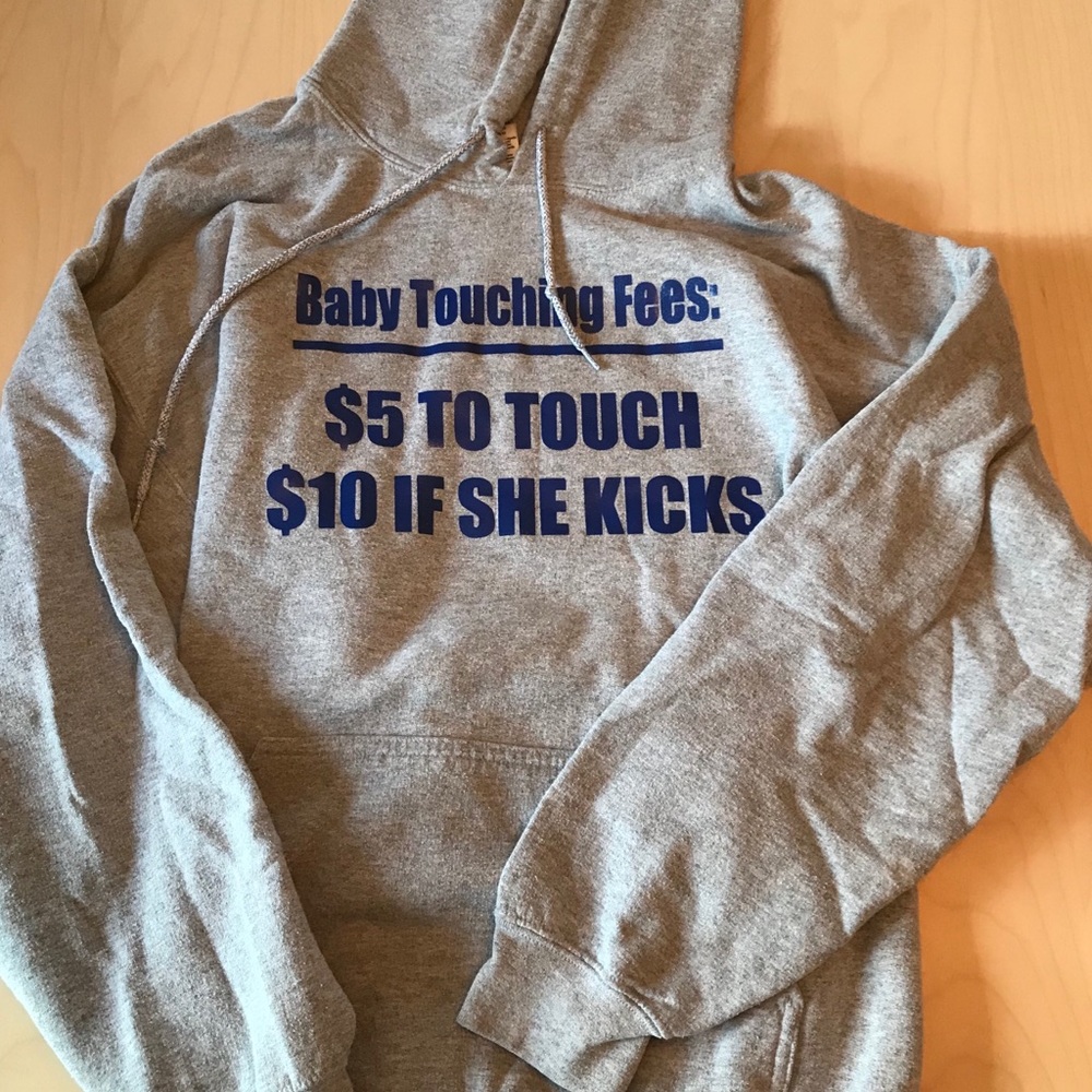 XL “maternity hoodie”